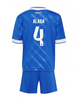 Billige Real Madrid David Alaba #4 Tredjedraktsett Barn 2025-26 Kortermet (+ Korte bukser)